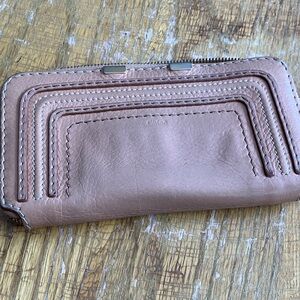 Chloe Blush Leather Wallet